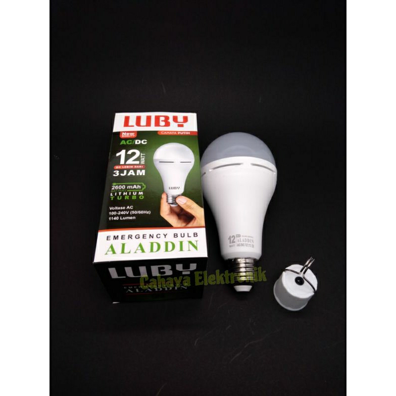 Lampu Ajaib Luby Aladdin 12 Watt / Lampu Emergency Luby New Aladdin 12 Watt
