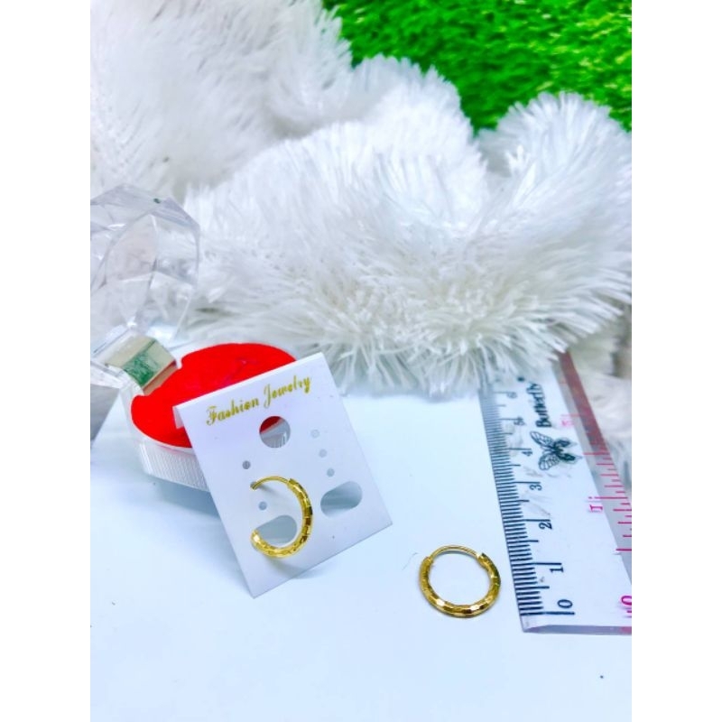 Anting gipsy anak cewek import lapis emas 01019