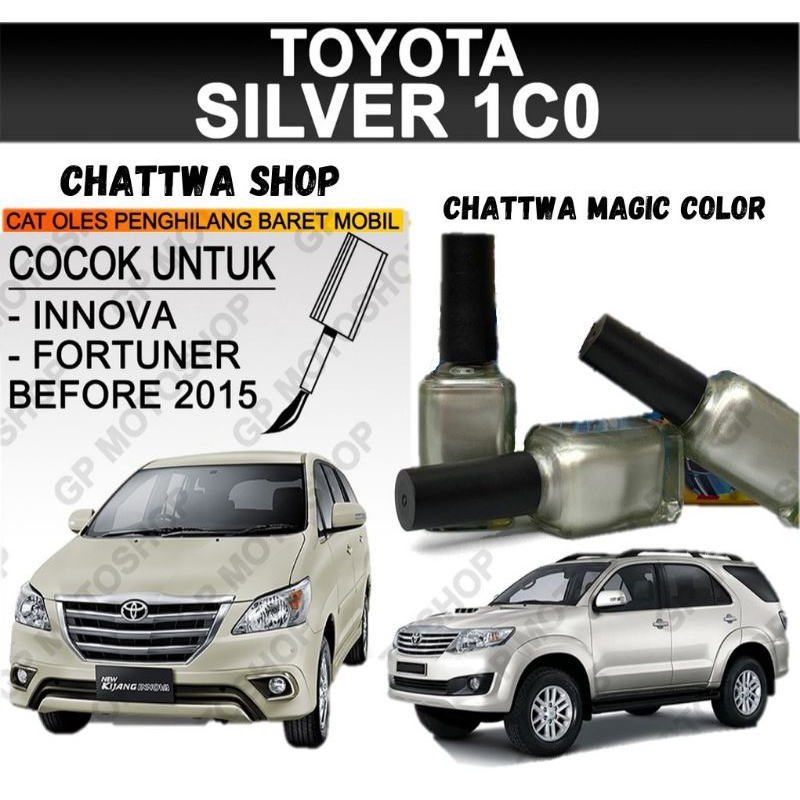 CAT OLES TOYOTA SILVER 1C0 CAT OLES PENGHILANG BARET MOBIL LECET GORES CAT SILVER METALIK INNOVA FOR