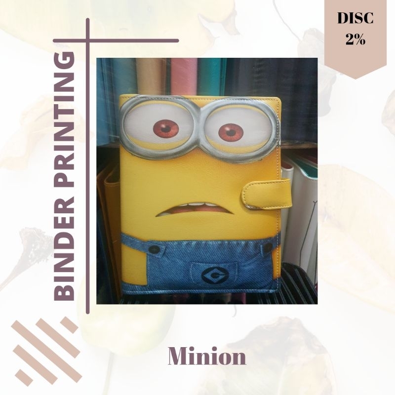 

Binder Printing motif minion Kulit Sintesis B5 ( 26r )