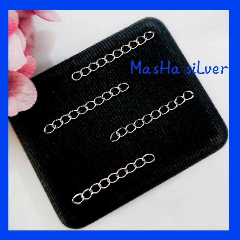 RANTAI TAMBAHAN BERBAHAN PERAK 925/EXTENSION KALUNG DAN GELANG