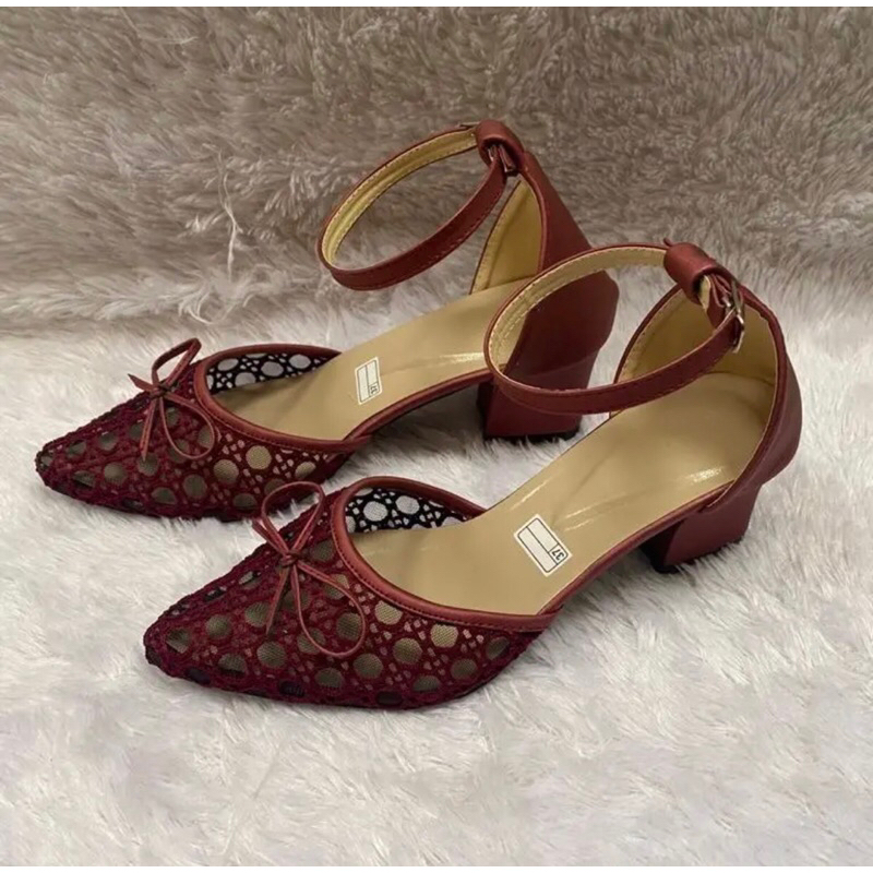 sepatu sandal high heels anak perempuan