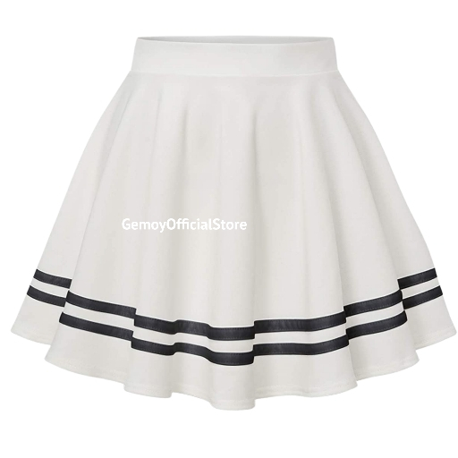 RB ROK ANAK ANAK PEREMPUAN LIST PUTIH ROK ANAK SEKOLAH JEPANG ROK PENDEK ANAK CEWEK ROK ANAK