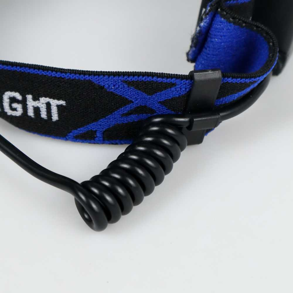 Senter Kepala Headlamp 1 LED Cree XML-T6 Rotasi 90 Derajat High Power