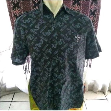 Kemeja Vintage DOGTOWN Black Dragon