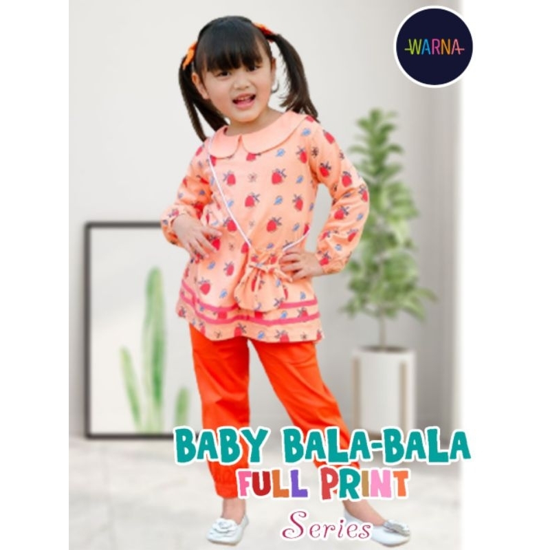 Ready ‼️ Set Anak Perempuan Lucu gratis Tas Lucu Baby Bala Bala by Warna bisa COD