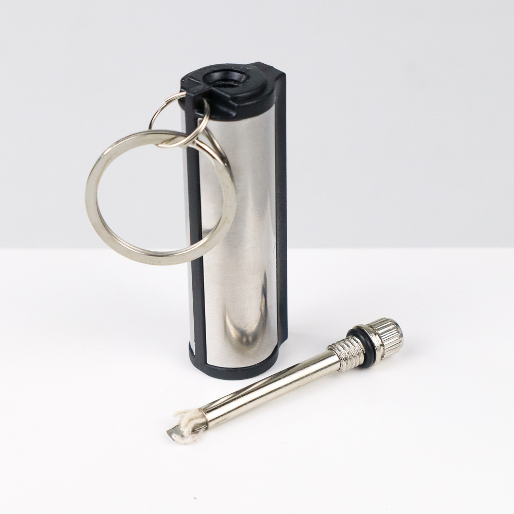 Korek Api Outdoor Anti Air Kerosin Mini` Mancis Gantungan Kunci Waterproof` Pematik Kotak Minyak Tanah` Kerosene Lighter Zippo
