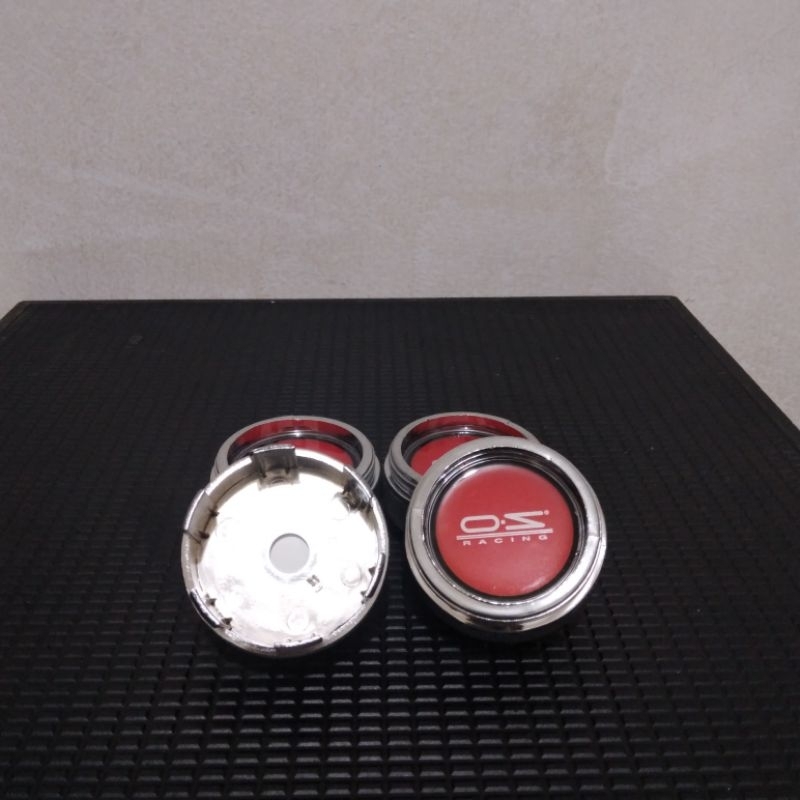 tutup velg dop roda racing oz chrome diameter 6cm