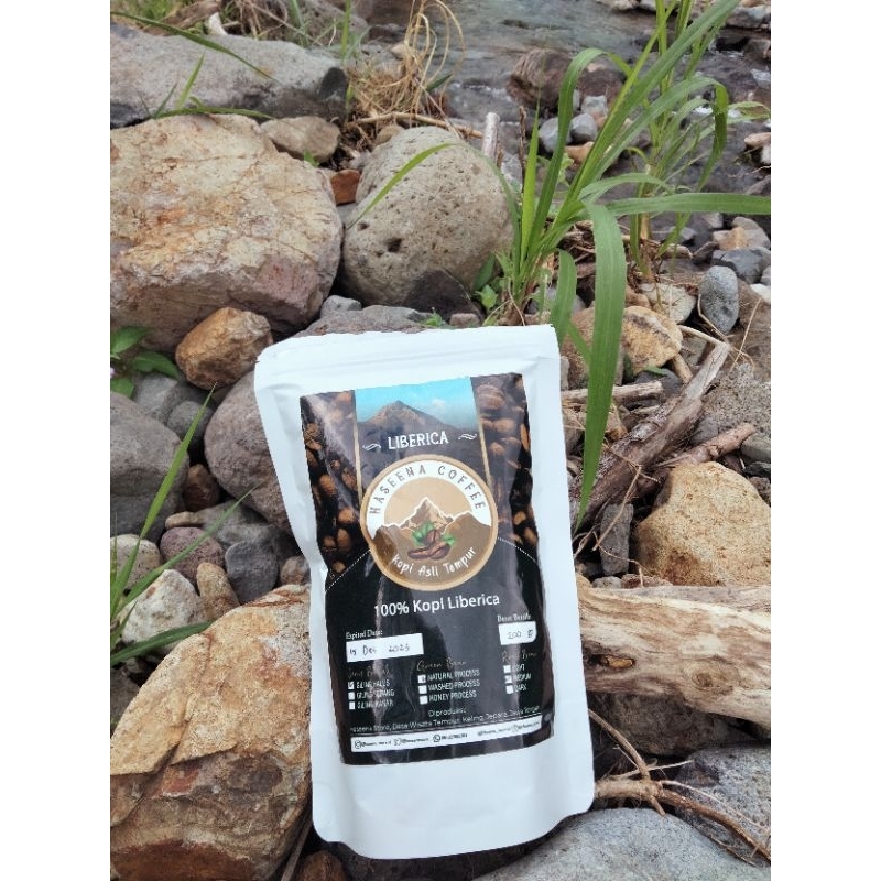 

Liberica Le Muria 200 gram Bubuk, Haseena Coffee (Kopi Kawah Muria, Tempur, Jepara)