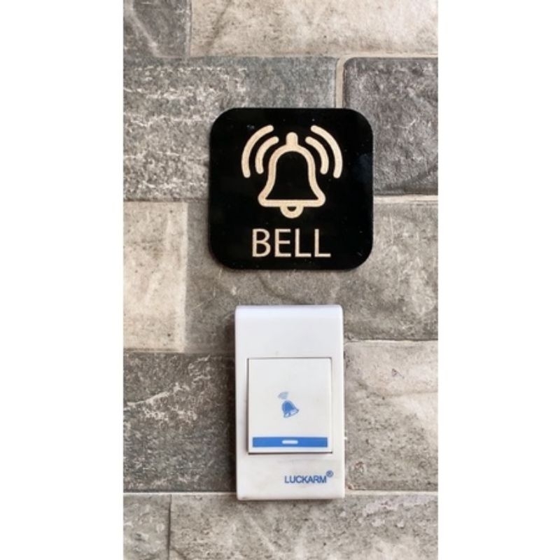 

Papan Akrilik Tulisan Bell | Papan Tempelan Tulisan Bell