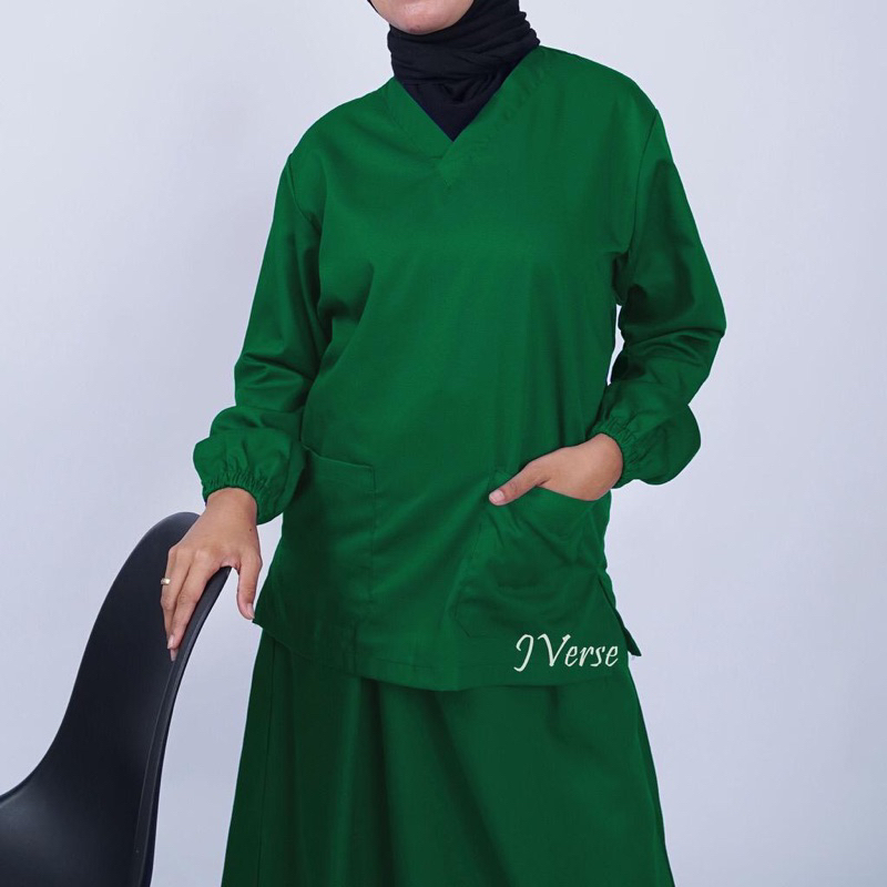 Baju Ok Rok Oka Lengan Panjang Karet