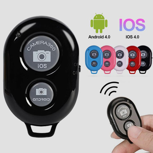 PP Remote Selfie Bluetooth (Tombol narsis) Foto Camera Konten Vlog Youtuber Tomsis Rekaman Kamera