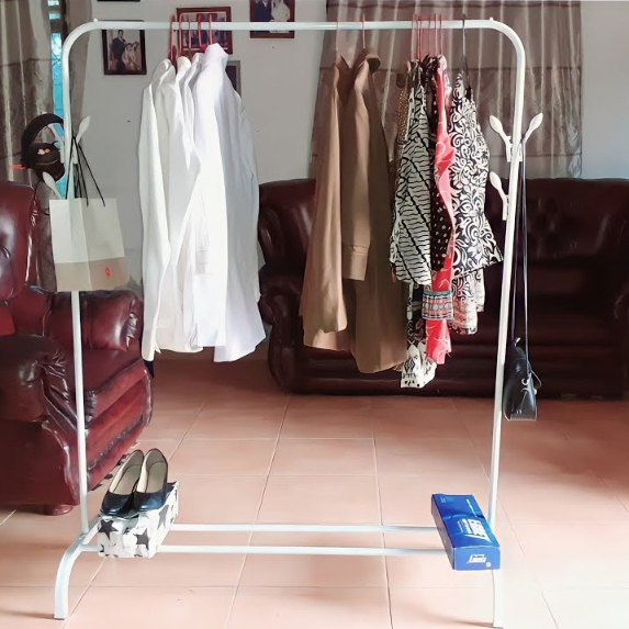 PROMO Stand Hanger Ikea/ BIG HANGER Gantungan Baju/Topi/Tas/Gawangan Hanger ,SHENAR