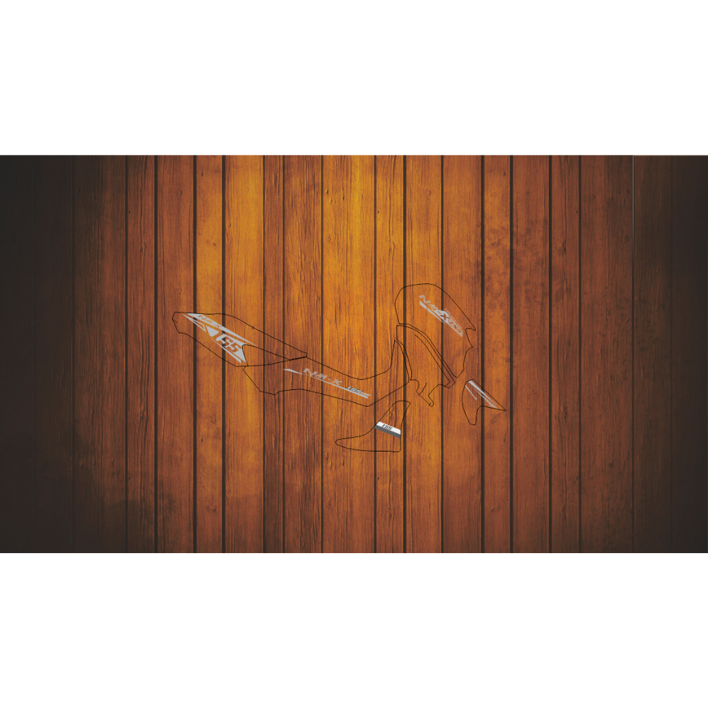 STRIPING TRANSPARAN NMAX NEW GRAFIS SIMPLE