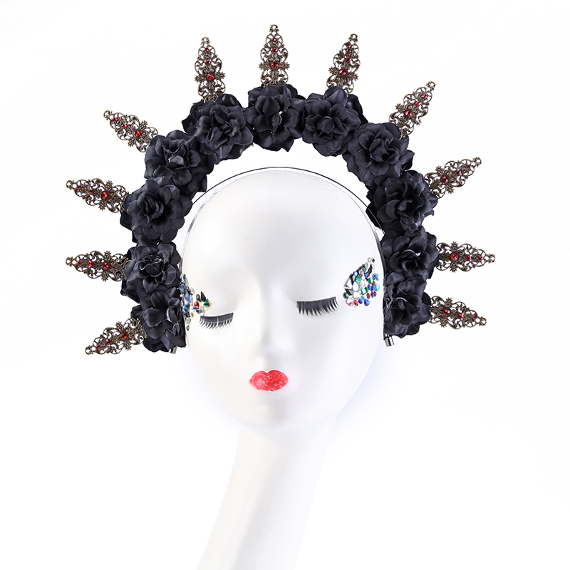 Gothic Accessories Flower Crown Headwear 8741