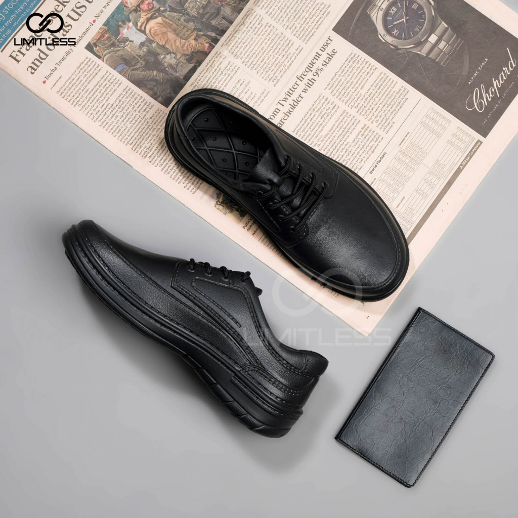 Sepatu Fantofel Pria CRUZZ Kantor Bertali Casual Sepatu Pantopel Cowok Formal Terbaru Premium