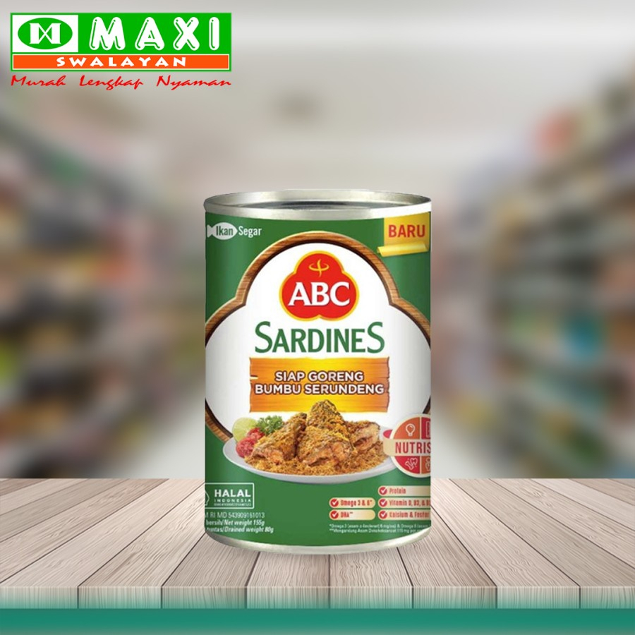 

ABC Sarden Bumbu Serundeng 155gr