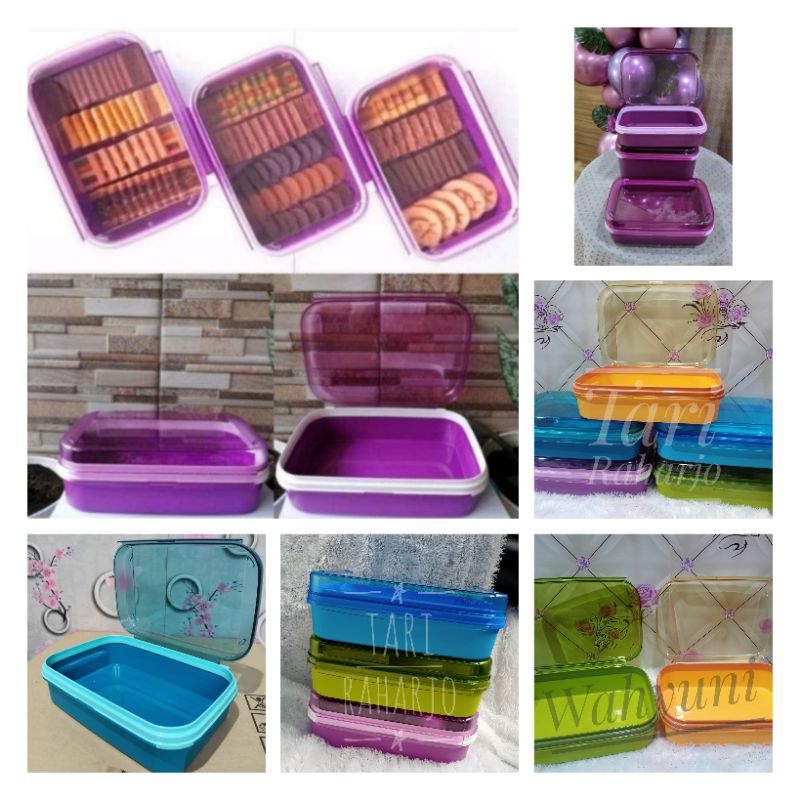 ezy keeper 2 L Tupperware wadah kue lapis signature 2L
