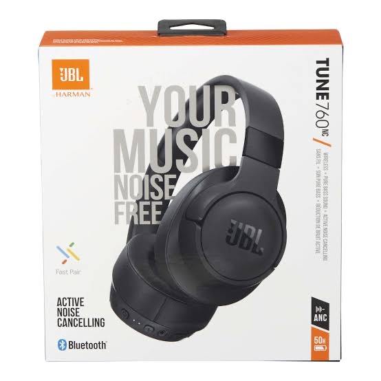 JBL T760 BT NC Bluetooth Headphone Over-Ear with Noise Cancelling Garansi Resmi IMS 1 Tahun - Original