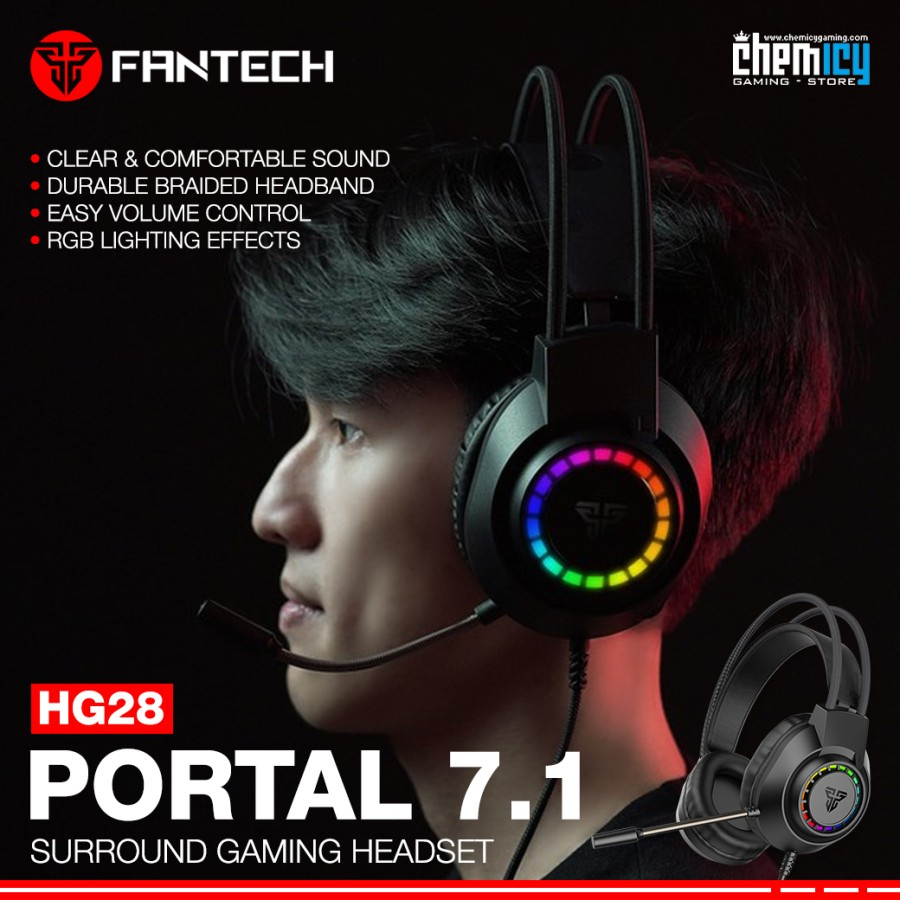 Fantech HG28 / HG-28 Portal 7.1 Surround Gaming Headset