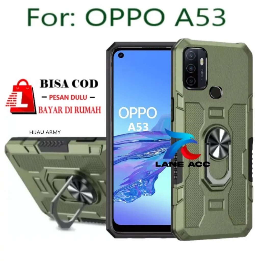 OPPO A53  KESING ROBOT HIT EYE RING-CASING HARD CASE-STANDING ROBOT