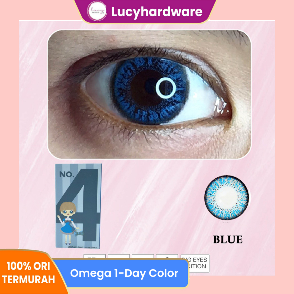 Softlens Blue Alice No.4 sd No.6 by she