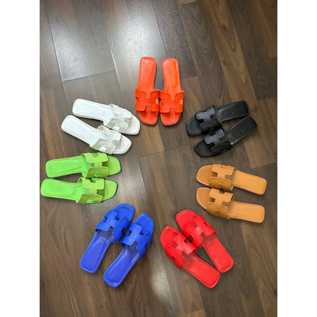 Sandal flat wanita Oran 7 warna