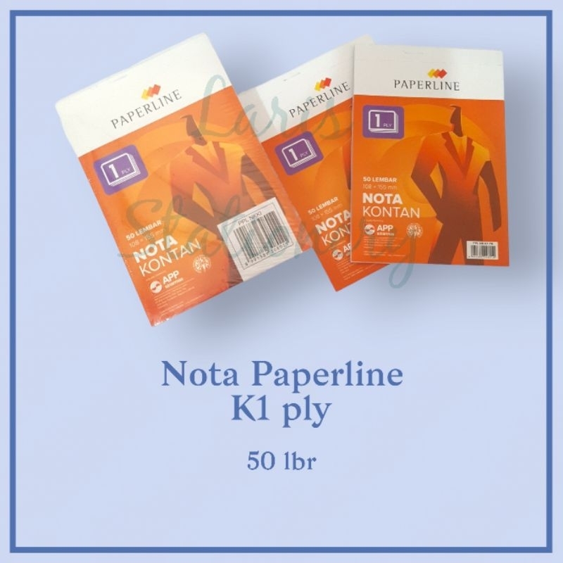 

Nota Kontan Paperline K1 ply Nota 1 Rangkap Kecil ( NCR )