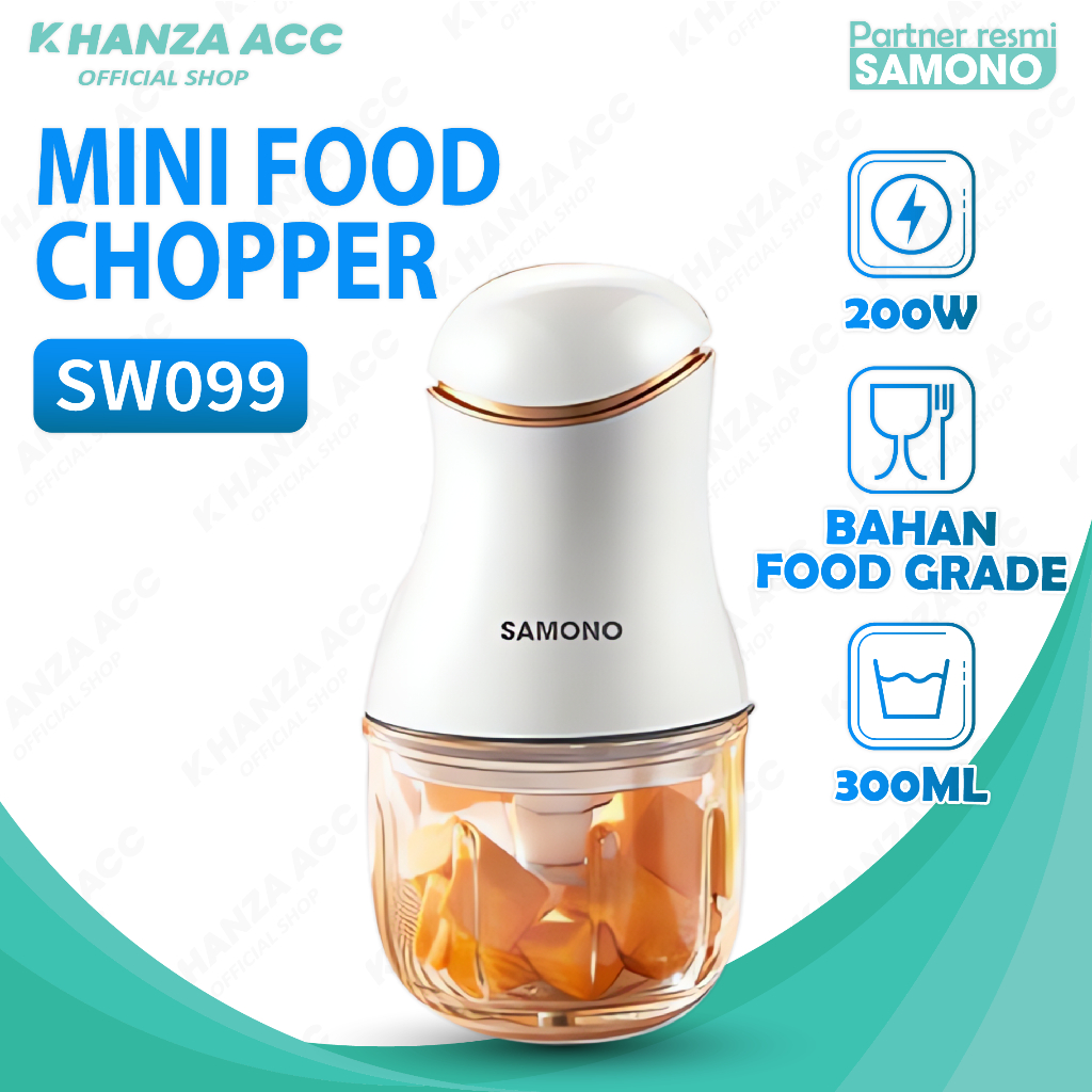 KHANZAACC SAMONO SW099 Mini Food Chopper 300ML