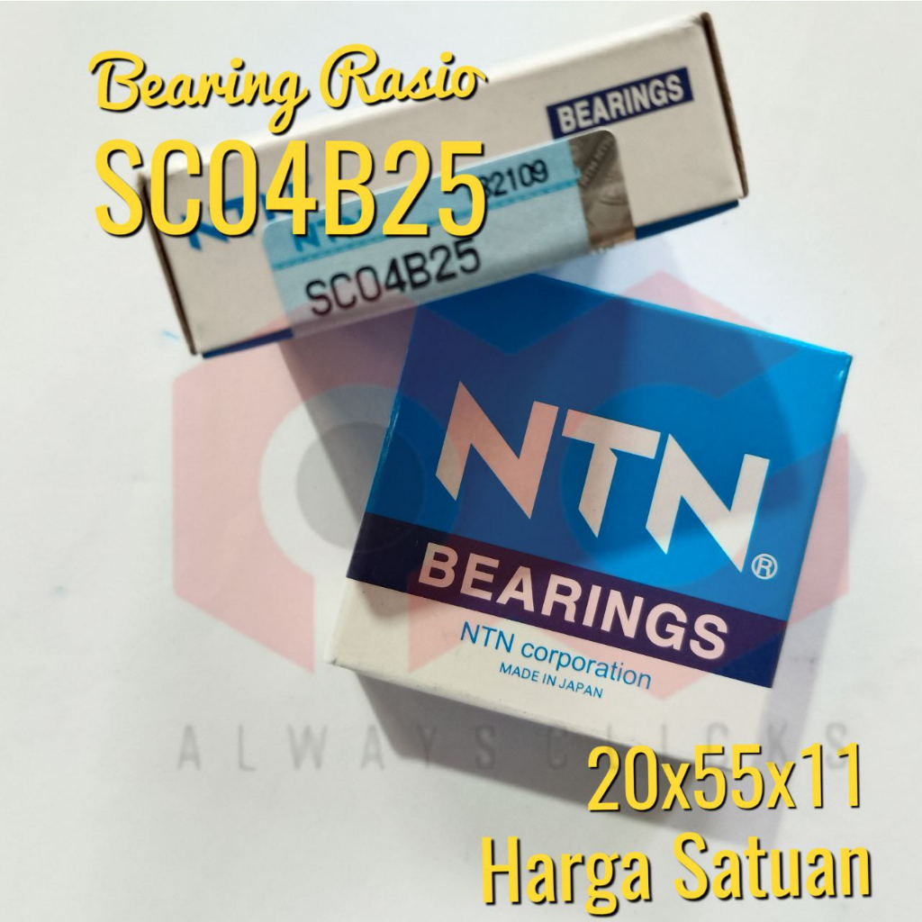 Bearing NTN SC04B25 Bearing Trasnsmisi Rasio Kopling