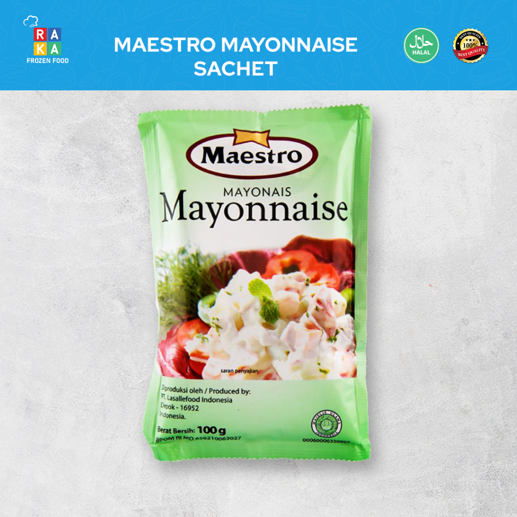 

MAESTRO MAYONAIS SACHET 100 GR GROSIR/KARTONAN