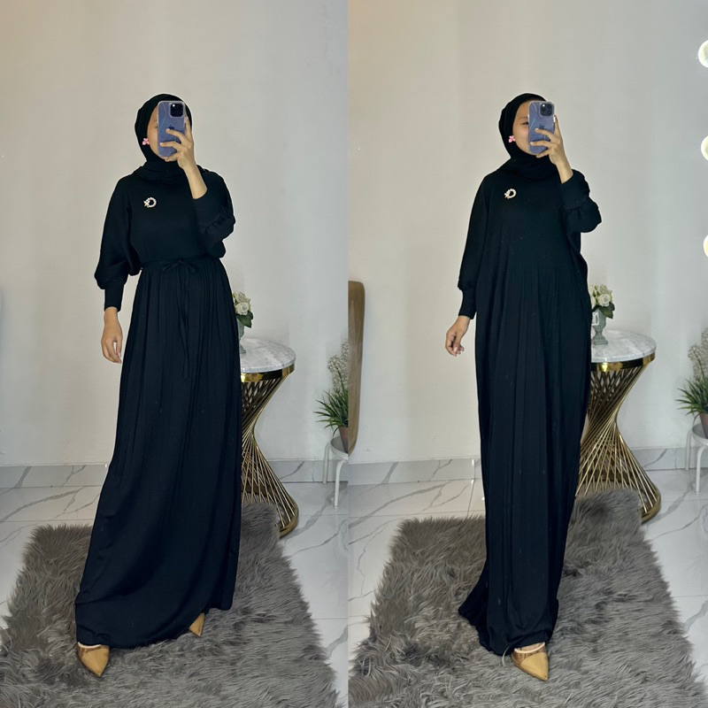 dres plisket batwing