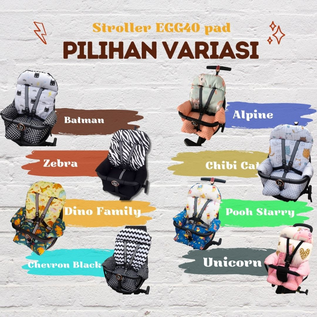 READY ALAS STROLLER EGG 40 CM Motif / TANPA TALI SEATBELT Bordir gambar / Extra Front baby elle rider pmb flybb vbaby care v exotic lw 003 lw003 lw116 116 Sepeda Iora Bebehoo gen 2 PMB Aviator labeille city