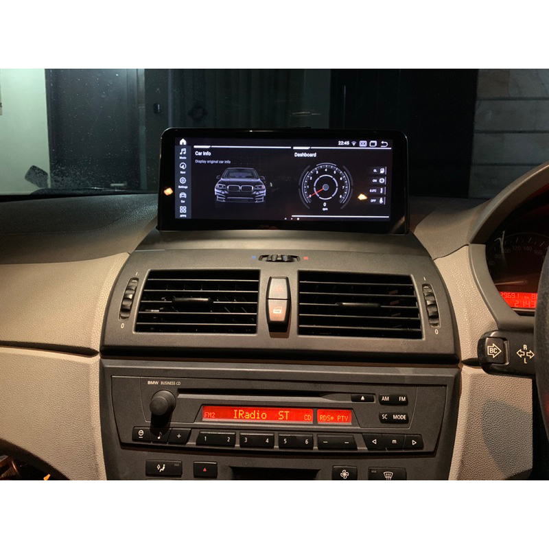 HEAD UNIT ANDROID 12 BMW X3 E83 E80 E81 E82 2002 - 2008 8GB RAM WITH APPLE CARPLAY ANDROID AUTO AND 