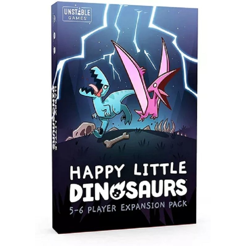 happy little dinosaurs 5-6 players expansion pack - board game - cards game