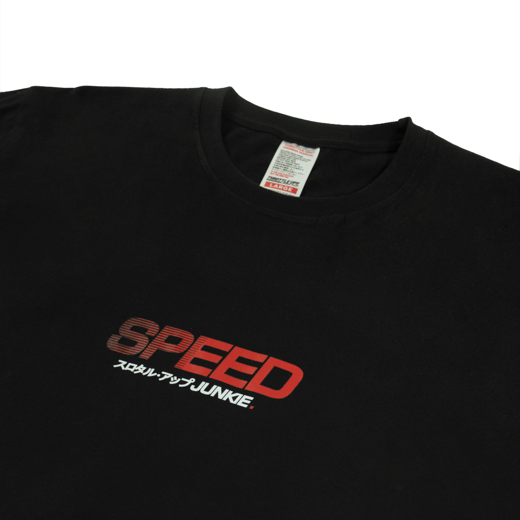 Kaos SPEED Cotton Combed Throttle Up Casual Simple Racing