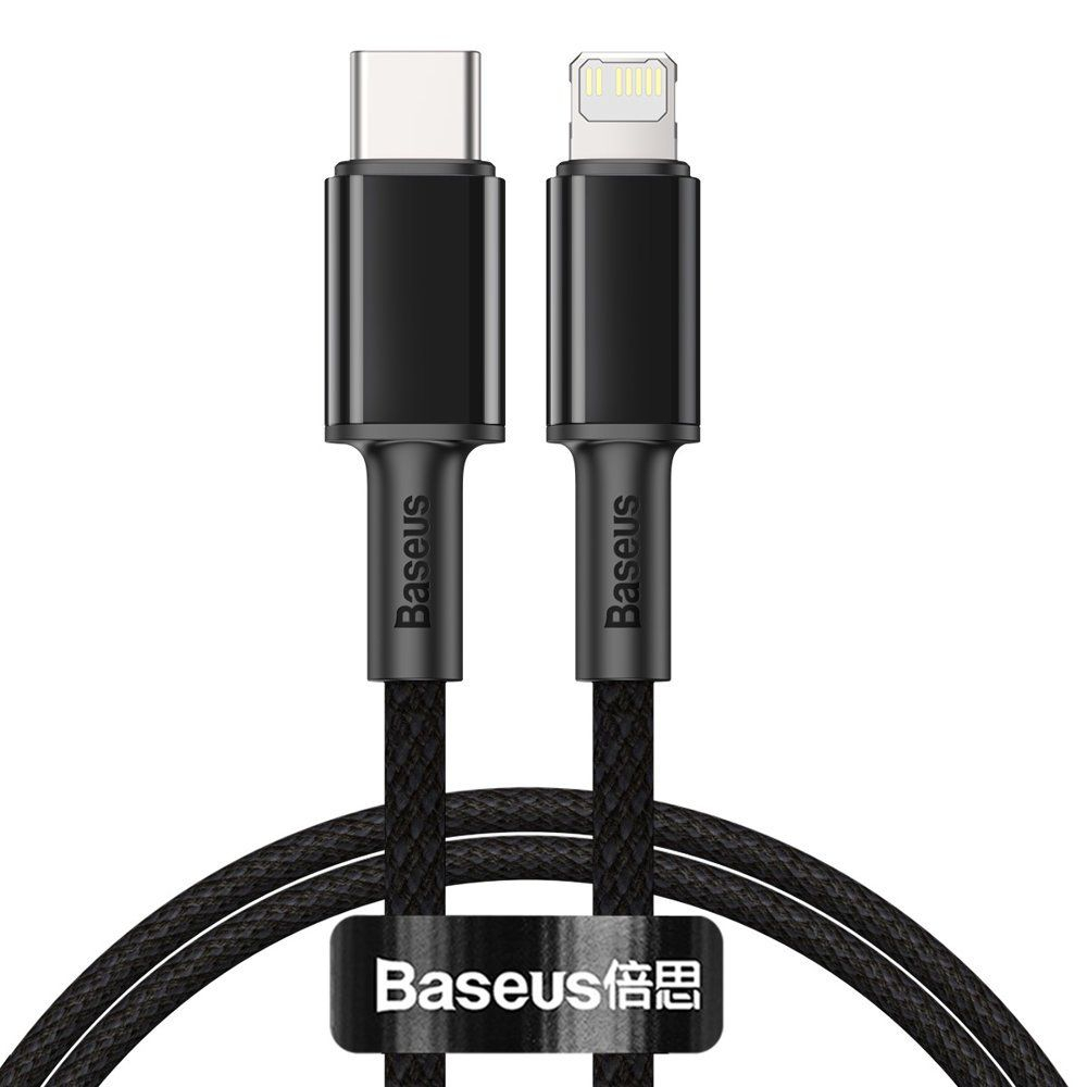 Baseus Original Kabel Data High Density TYPE C TO LIGHTNING 20W 2M 2 Meter Cable PD Quick Charge Fast Charging Tipe C Iphone 11 12 13 Ori 20 Watt