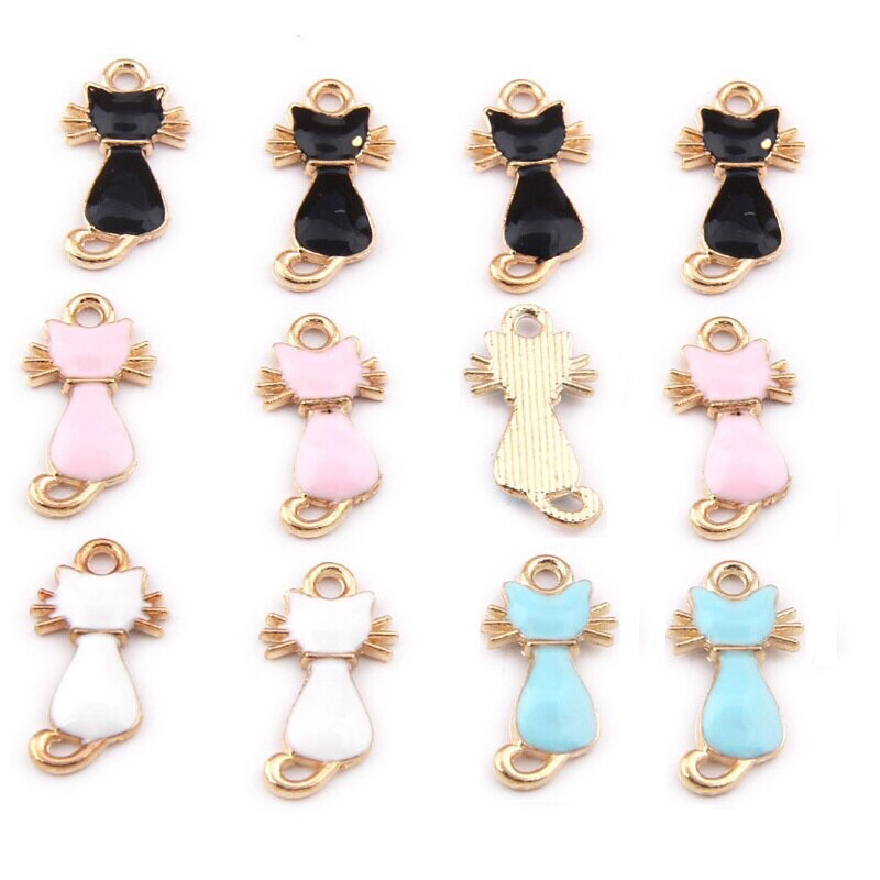 Charm Enamel Epoxy Kucing (1pcs) #2