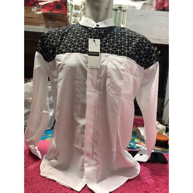 Baju Koko Putih baju taqwa pria dewasa lebaran 2023