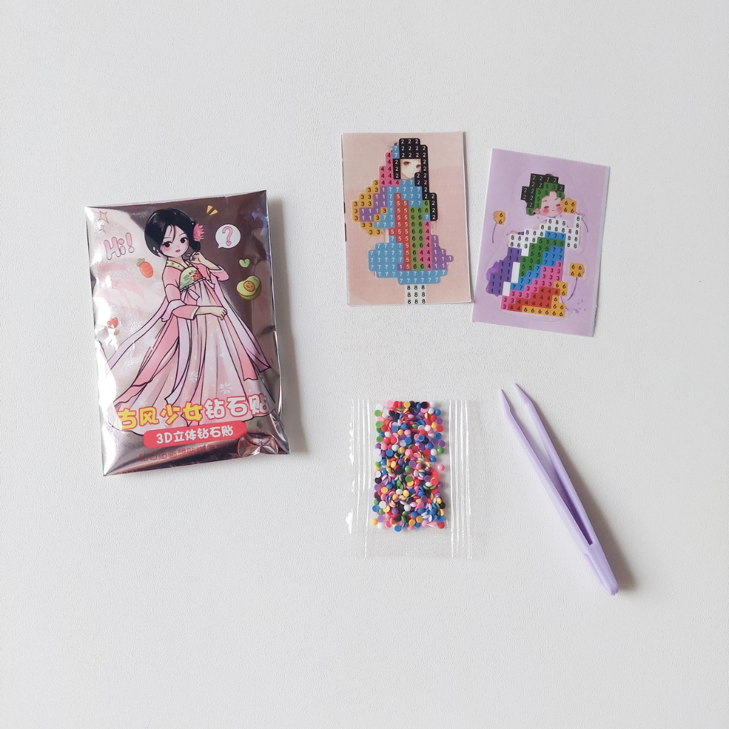 XX019 – Mainan Edukasi Anak Perempuan DIY Sticker Manik Mini Diamond Painting