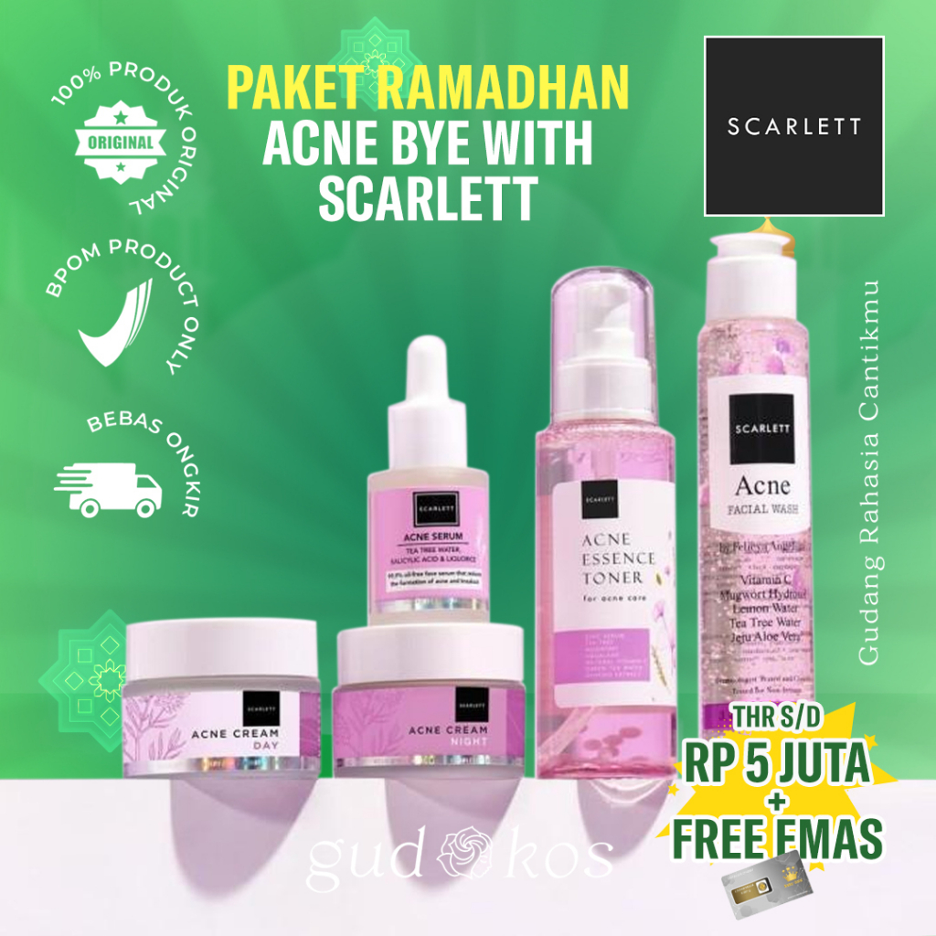 [PAKET RAMADHAN] ACNE BYE WITH SCARLETT - ACNE SERIES
