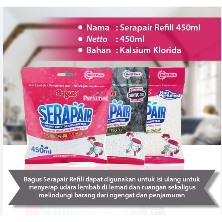 Penyerap Udara Bagus Serap Air Refill 450ml