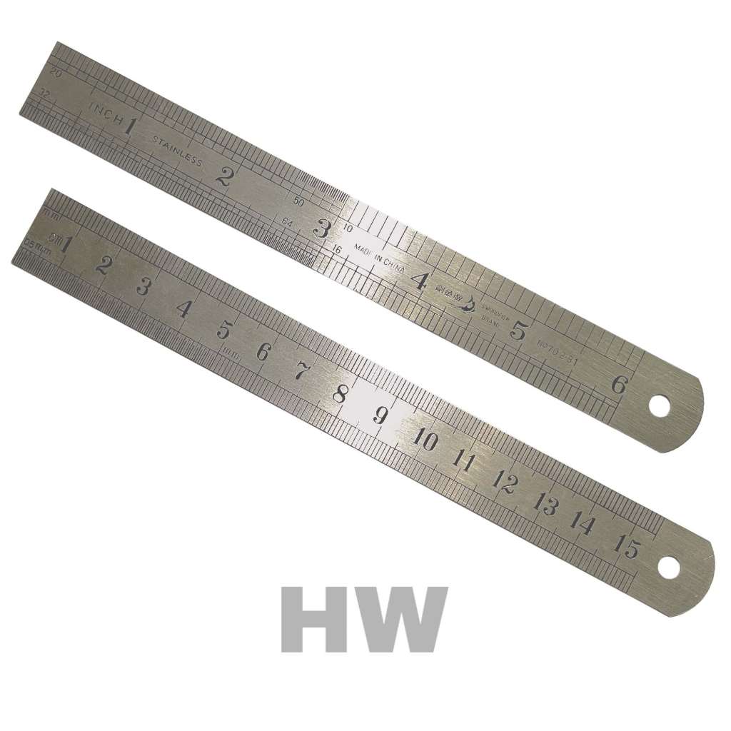

METERAN PLAT PENGGARIS BESI 15 CM STAINLESS ROL BESI SWORDFISH BRAND