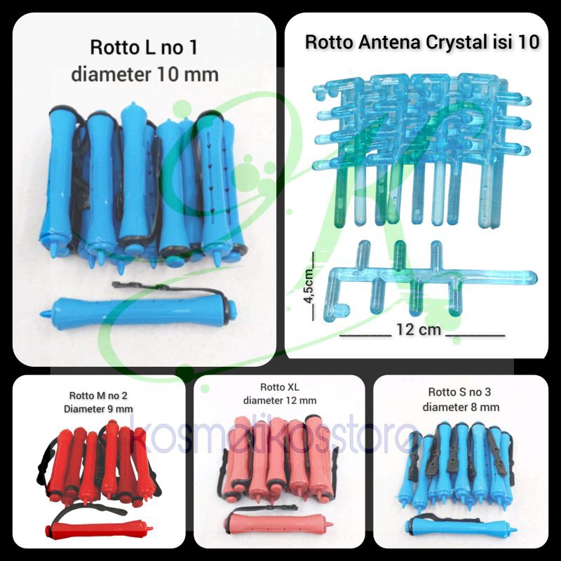 Rotto Roll Keriting Rambut