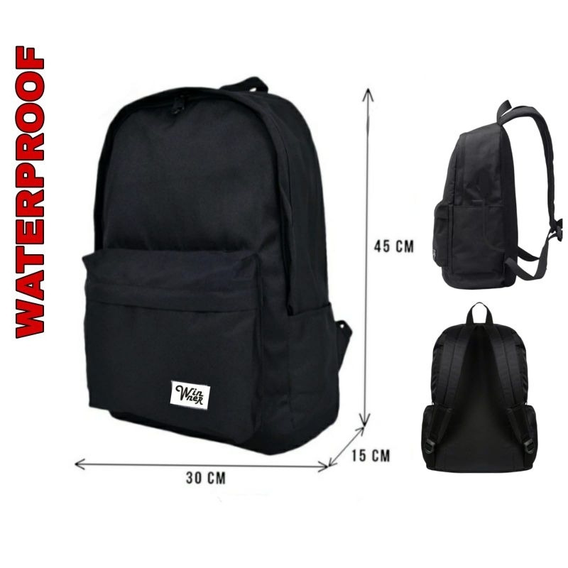 Tas ransel distro pria / tas ransel laptop winner / backpack waterproof