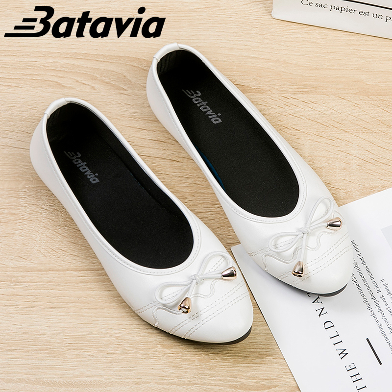 Batavia 2023 import sepatu fashion kulit wanita sepatu wanita flatshoes black Sepatu wanita flatshoes kulit Flats Shoes Sepatu Wanita Sepatu kerja wanita di tempat kerja Sepatu Hitam Wanita Balet Shoes F13