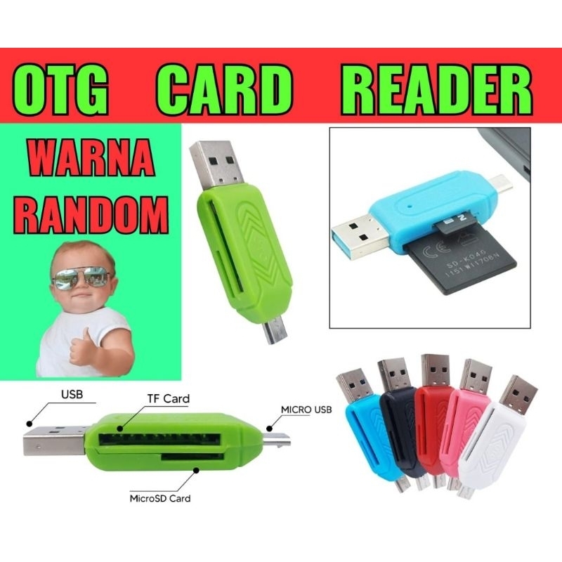 OTG CARD READER 2 IN 1 USB DAN MICRO