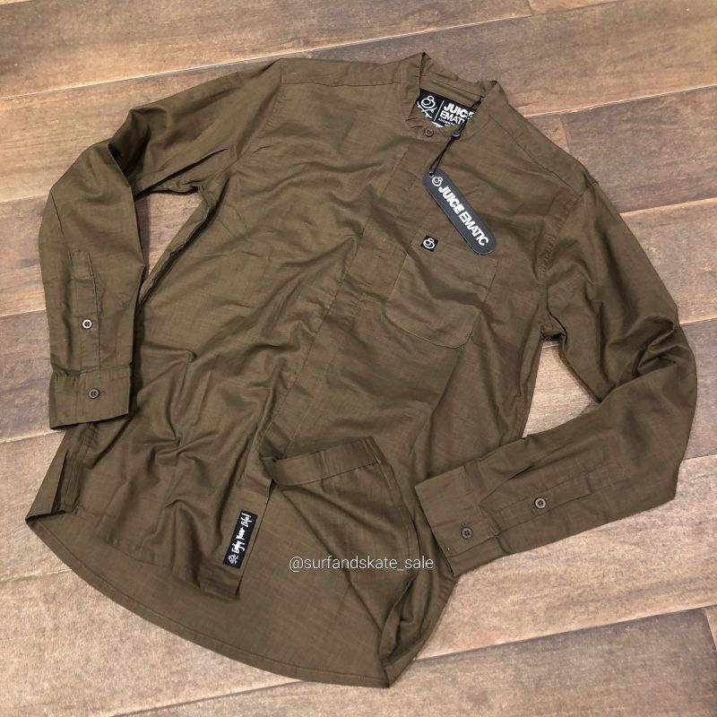 Kemeja Panjang Juice Ematic Original New Arival Mshl Gaza Charcoal