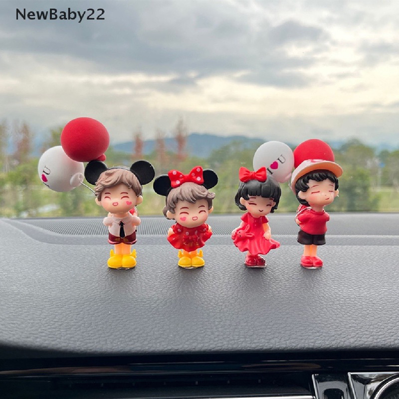 Nb Anime Pasangan Untuk Mobil Ornamen Model Gambar Balon Kiss Lucu Auto Dekorasi couple