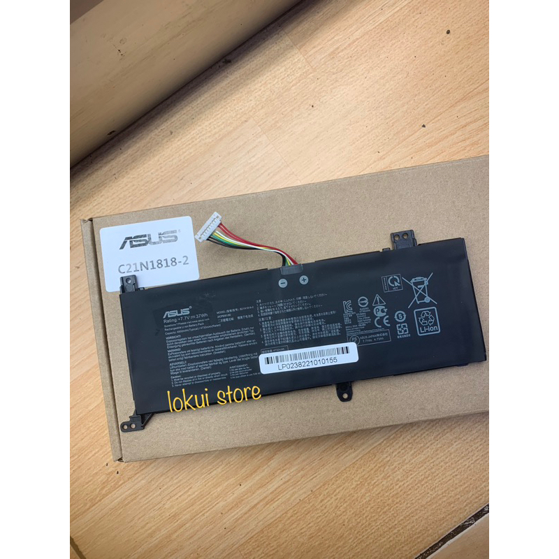 Baterai Asus VivoBook A412 A412D A412F A409-X409 B21N1818-2 C21N1818 Original